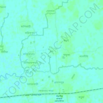 Thol topographic map, elevation, terrain