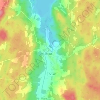 Liared topographic map, elevation, terrain