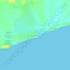 Komenda topographic map, elevation, terrain