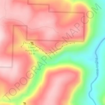 Whitaker Point topographic map, elevation, terrain