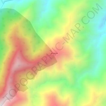 Ciénaga topographic map, elevation, terrain