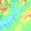 Pedreira de Santo Estêvão topographic map, elevation, terrain