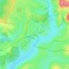 Le Corbier topographic map, elevation, terrain