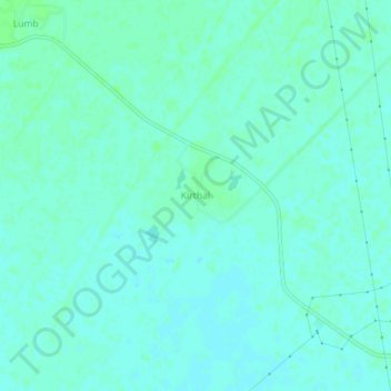 Kirthal topographic map, elevation, terrain