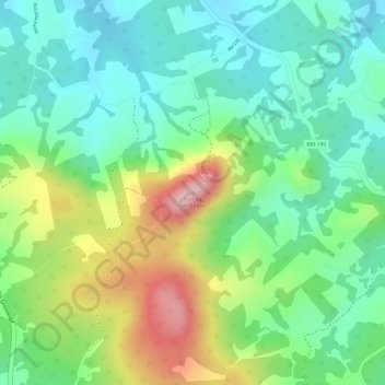 Rampa do Bugio topographic map, elevation, terrain