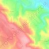 Băncești topographic map, elevation, terrain