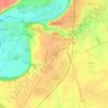La Floride topographic map, elevation, terrain