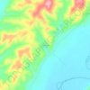 Alacahan topographic map, elevation, terrain