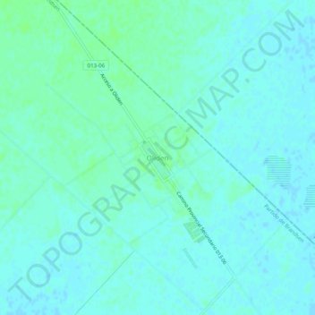 Oliden topographic map, elevation, terrain