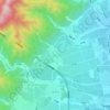 古将村 topographic map, elevation, terrain