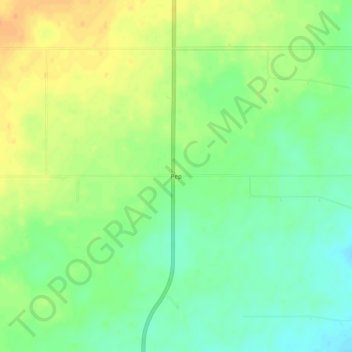 Pep topographic map, elevation, terrain