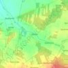 Skórka topographic map, elevation, terrain
