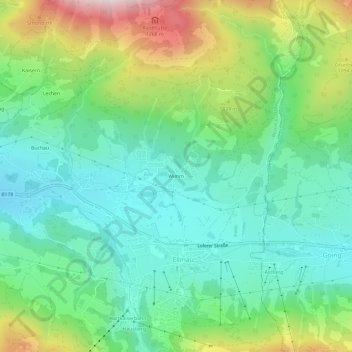 Wimm topographic map, elevation, terrain