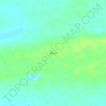 Tilemsi topographic map, elevation, terrain