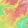 Le Grilloux topographic map, elevation, terrain