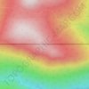 Canida Peak topographic map, elevation, terrain