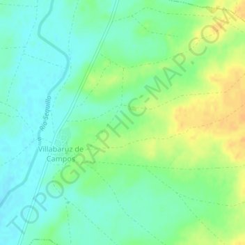 Castillones topographic map, elevation, terrain