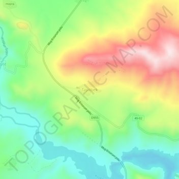 Taşdibek topographic map, elevation, terrain