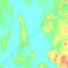 Fork Lake topographic map, elevation, terrain
