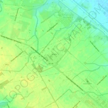 Argilla topographic map, elevation, terrain