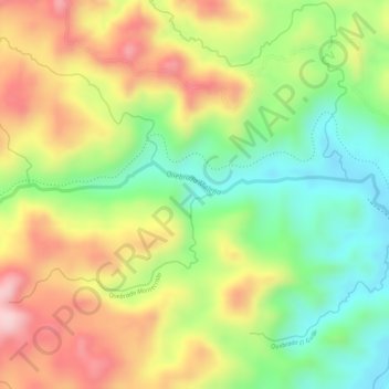 Cabañas topographic map, elevation, terrain