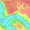 La Celle-sur-Seine topographic map, elevation, terrain