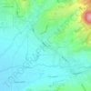 Ulpiana e Re topographic map, elevation, terrain