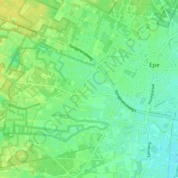 Wissel topographic map, elevation, terrain
