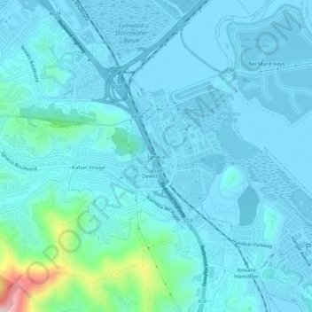 Ignacio topographic map, elevation, terrain