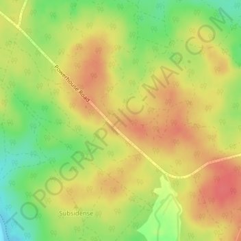 SK11 topographic map, elevation, terrain