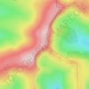 Cadair Berwyn topographic map, elevation, terrain