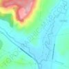 La Pobeda topographic map, elevation, terrain