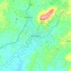 Adwa topographic map, elevation, terrain