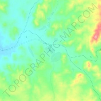 Tawala topographic map, elevation, terrain