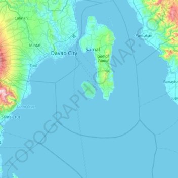 Talikud Island topographic map, elevation, terrain