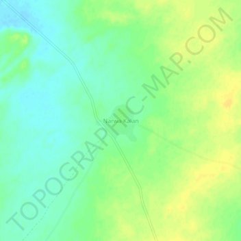 Narwa Kalan topographic map, elevation, terrain