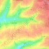 Coutenval topographic map, elevation, terrain