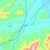 长塘镇 topographic map, elevation, terrain