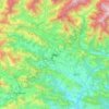 Pokhara topographic map, elevation, terrain