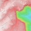 Govetts Leap topographic map, elevation, terrain