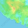 Maine Gaudin topographic map, elevation, terrain
