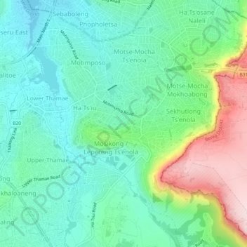 Ha Tsiu topographic map, elevation, terrain