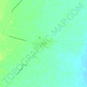 Gahan topographic map, elevation, terrain