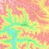 Triwang topographic map, elevation, terrain