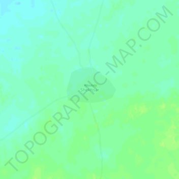 Shekhsar topographic map, elevation, terrain