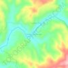 Nanga Kemangai topographic map, elevation, terrain