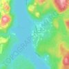 Porsangmoen topographic map, elevation, terrain