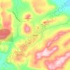 Agogo topographic map, elevation, terrain
