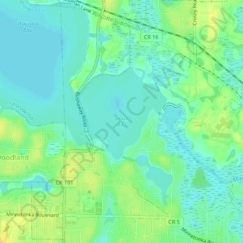 Grays Bay topographic map, elevation, terrain