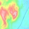 Mount Burstall topographic map, elevation, terrain